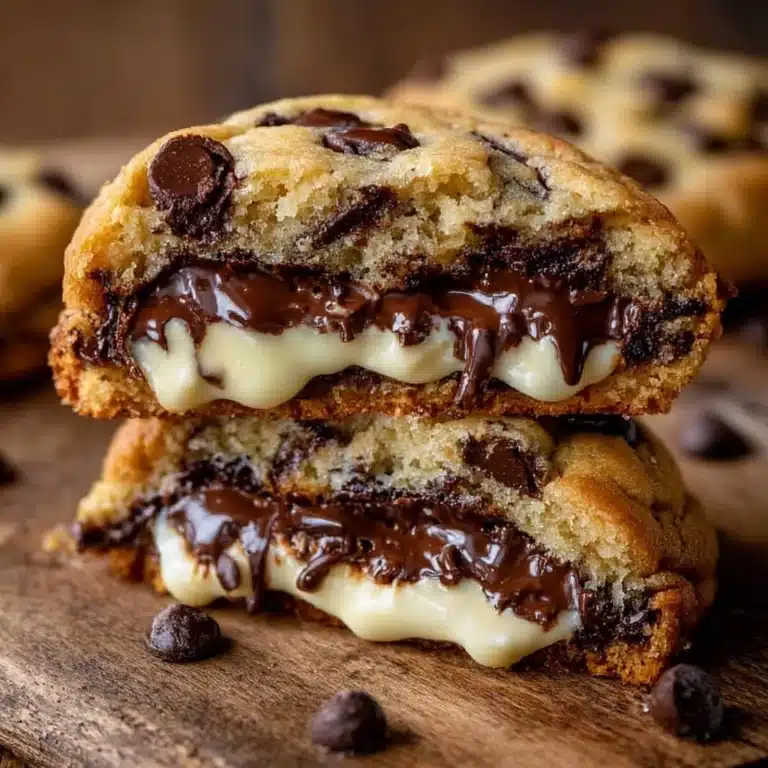 Cheesecake Stuffed Chocolate Chip Cookies Recipe
