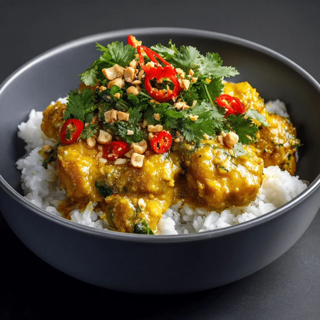 Spicy Thai Chicken Bowls Recipe - Recipe Image