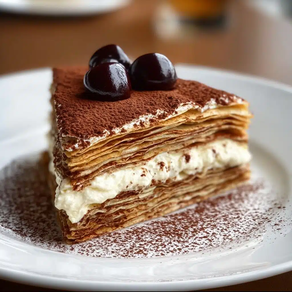 Tiramisu Crepe Cake Recipe