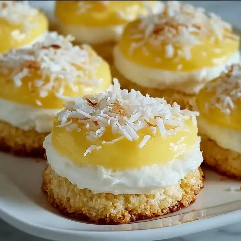 Lemon Coconut Cheesecake Cookies Recipe