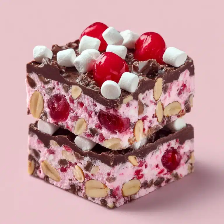 Cherry Marshmallow Fudge Bars Recipe