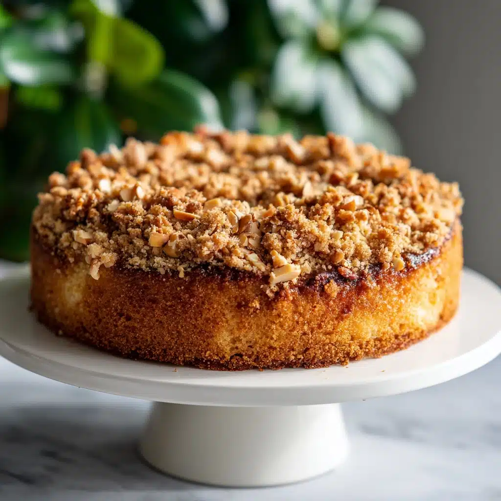Vanilla Almond Tea Cake with Roasted Almond Streusel Recipe