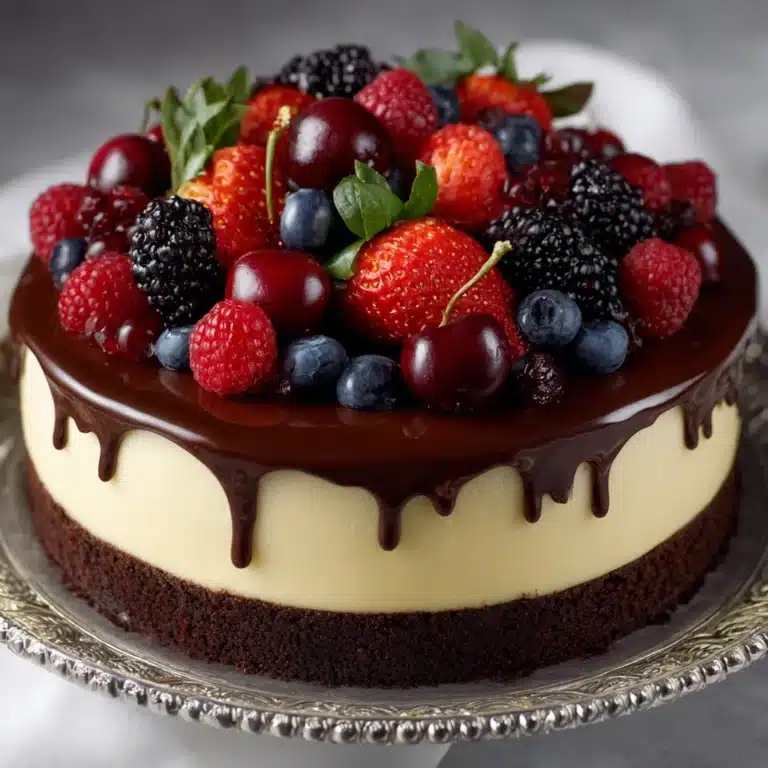Tuxedo Cake – Triple Chocolate Mousse Cake Recipe