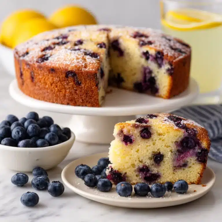 Buttermilk Blueberry Lemon Cake Recipe