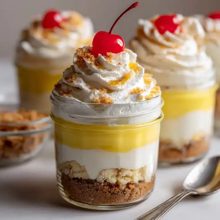 Bakery-Style Pineapple Coconut Cake Jars Recipe