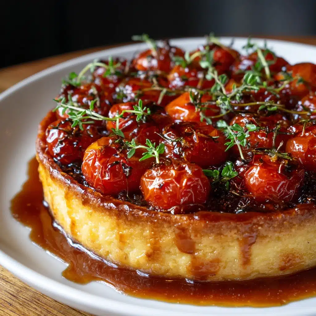 The “Upside-Down” Tomato Tarte Tatin with Feta Crust Recipe