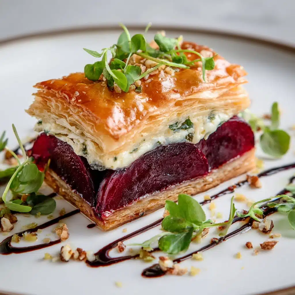 Beetroot Wellington with Goat Cheese Recipe
