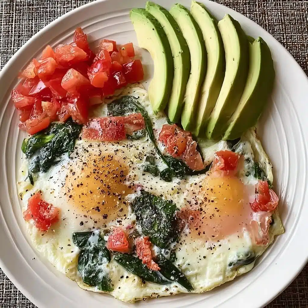 Cheesy Spinach Egg White Skillet Recipe
