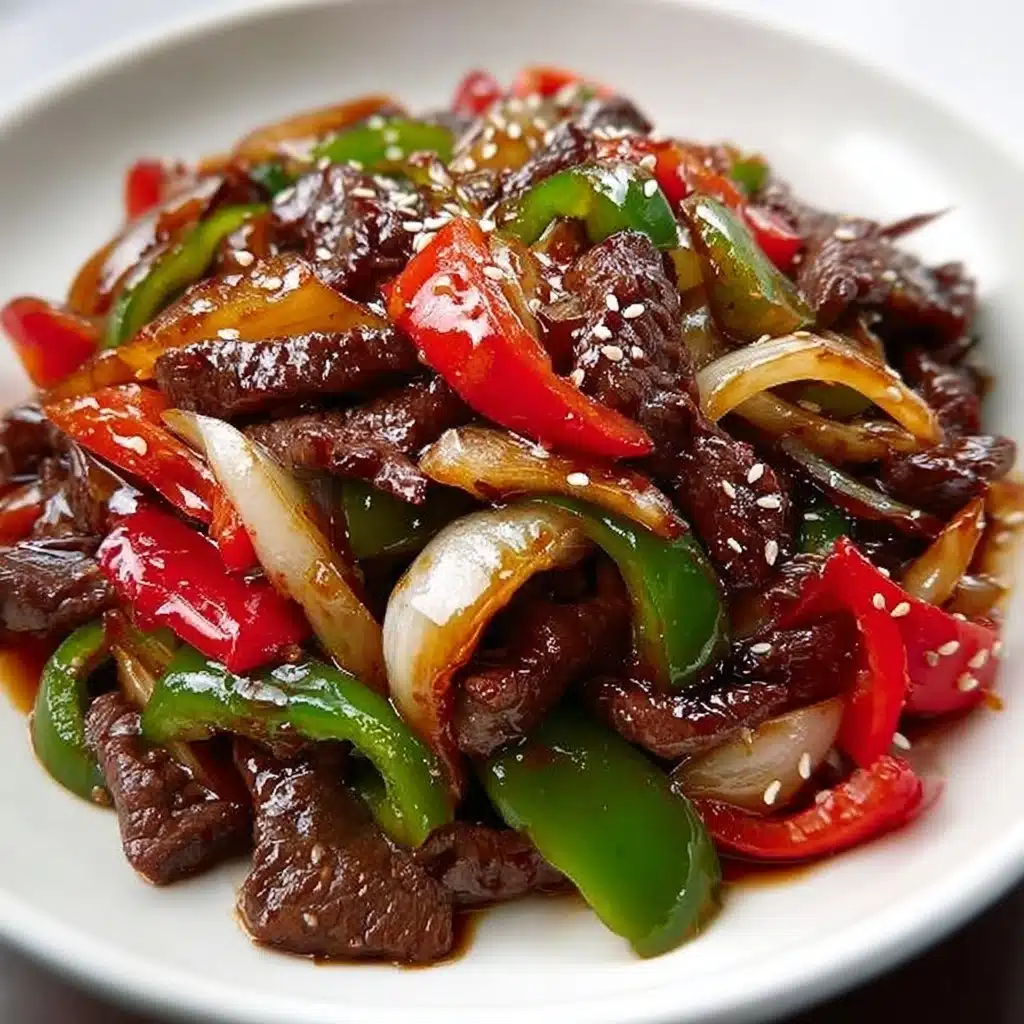Savory Sautéed Beef with Peppers Recipe