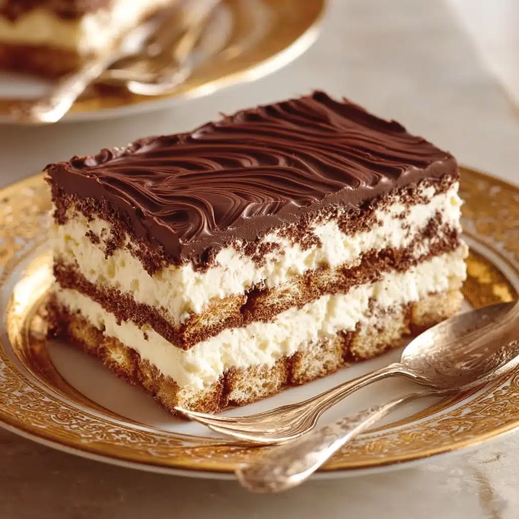 No-Bake Chocolate Éclair Cake Recipe - Recipe Image