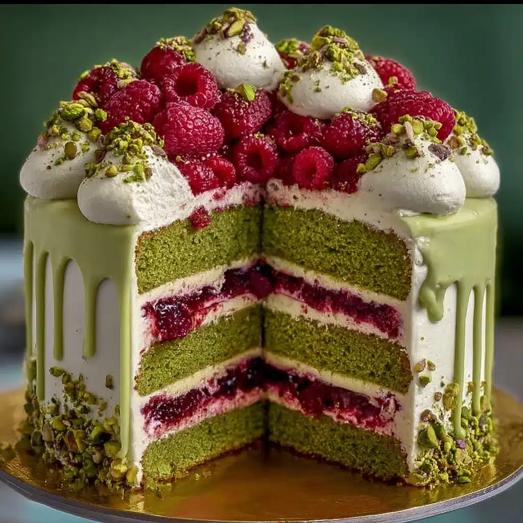 Heavenly Pistachio Raspberry Dream Cake Recipe
