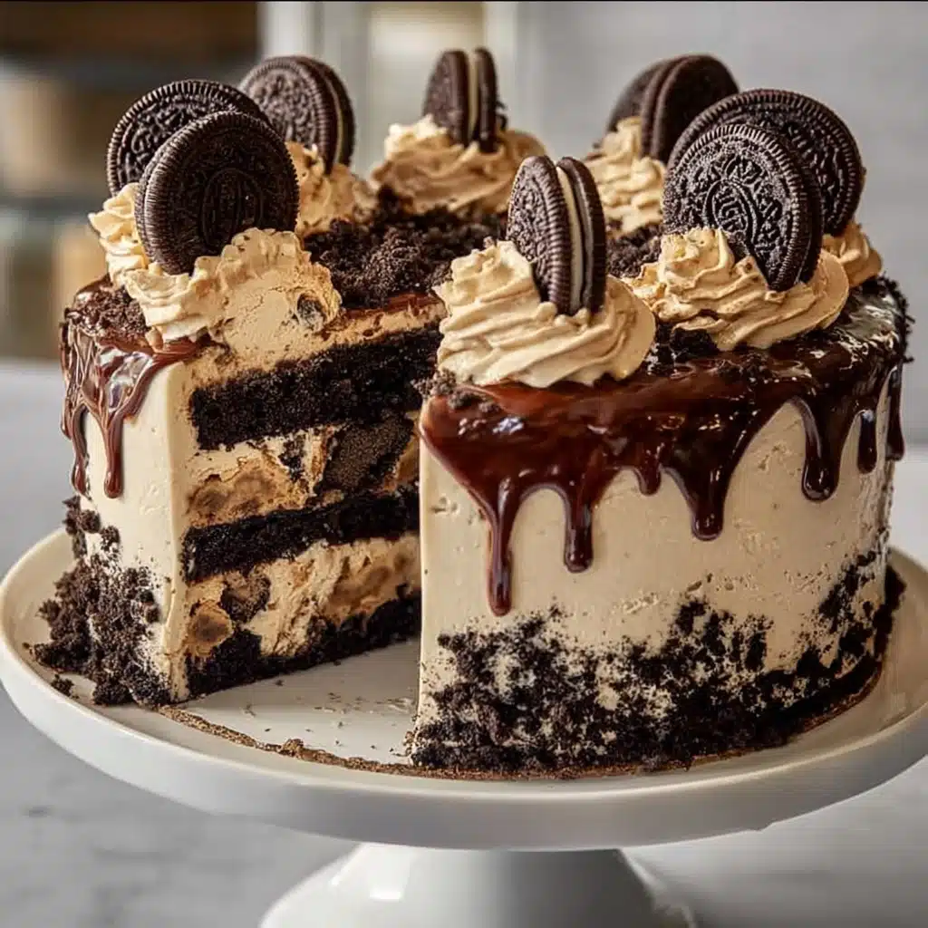 Oreo Cake with Chocolate Ganache Recipe - Recipe Image