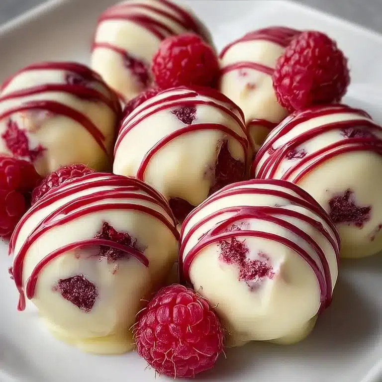 White Chocolate Raspberry Cheesecake Balls Recipe