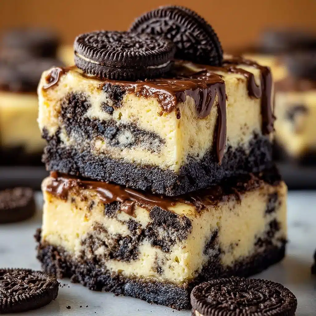Oreo Cheesecake Cookie Bars Recipe