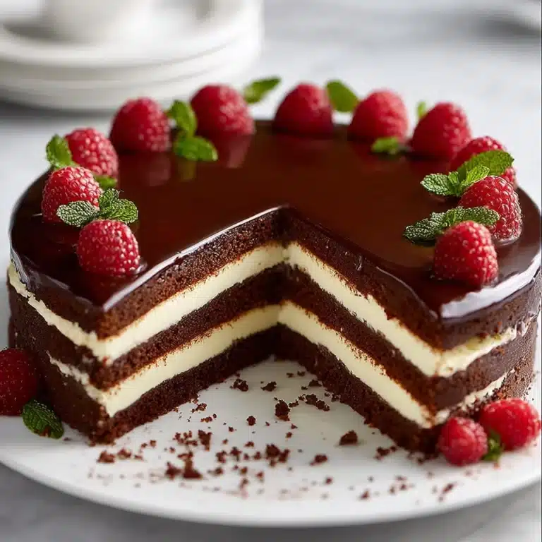 No-Bake Chocolate Sponge Cake Recipe