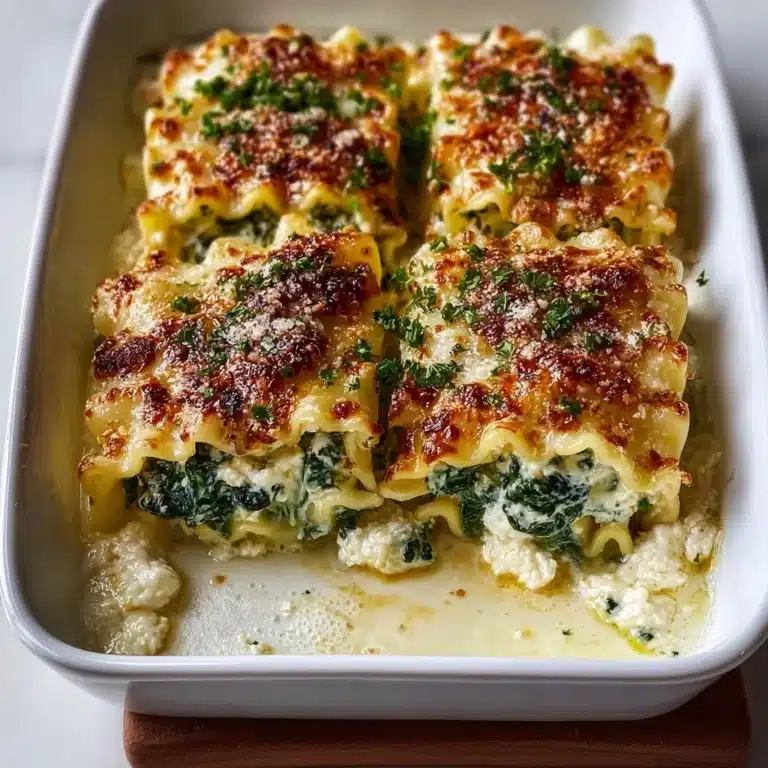 Spread a thin layer of Alfredo sauce in the bottom of a baking dish Recipe