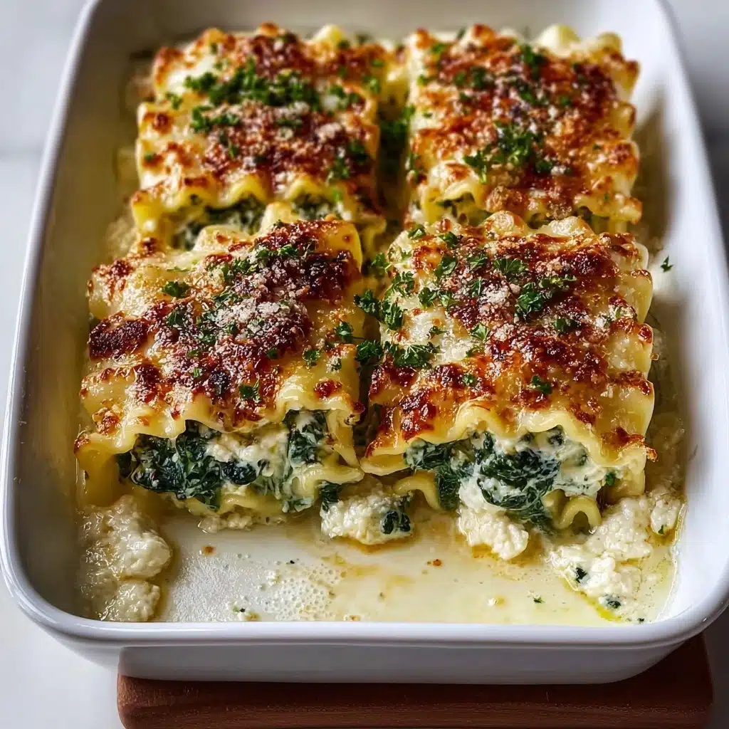 Spread a thin layer of Alfredo sauce in the bottom of a baking dish Recipe - Recipe Image