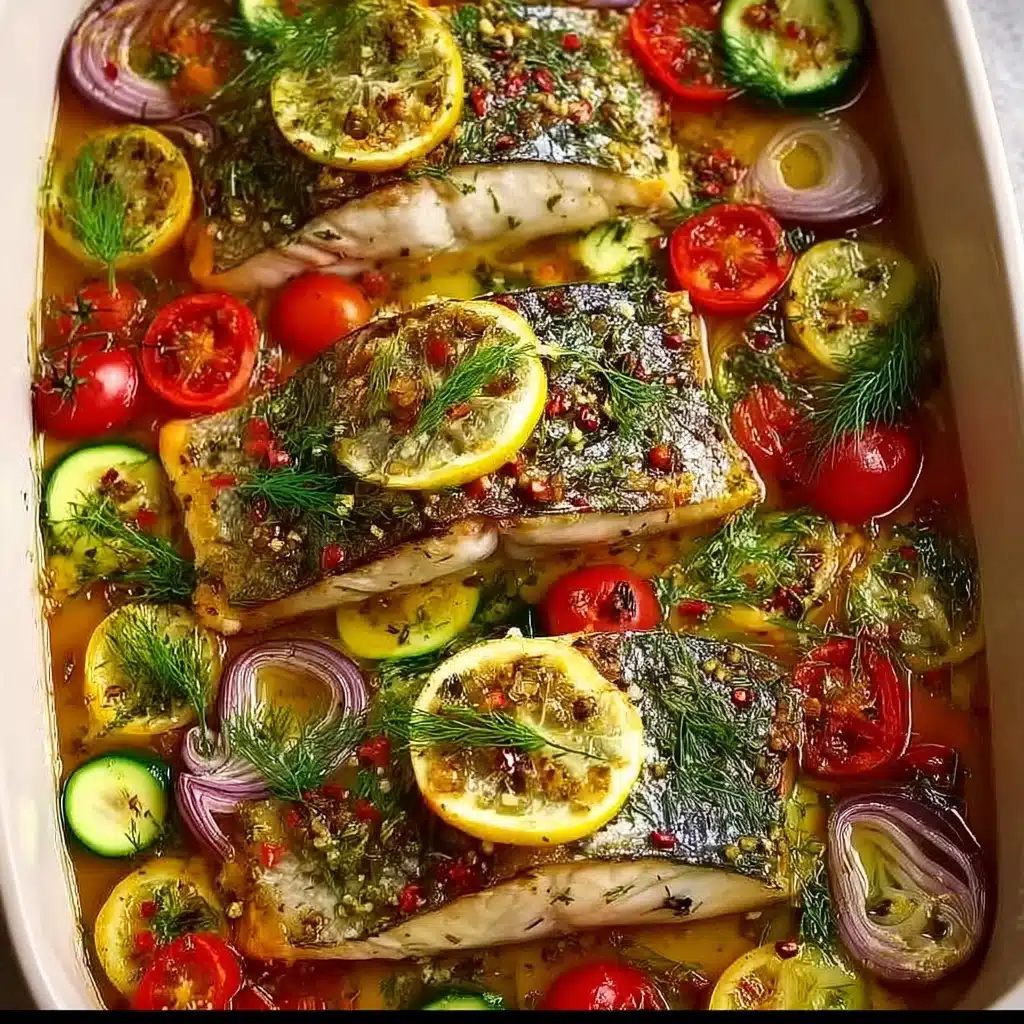 o In a large baking dish, drizzle olive oil and spread the minced garlic evenly Recipe