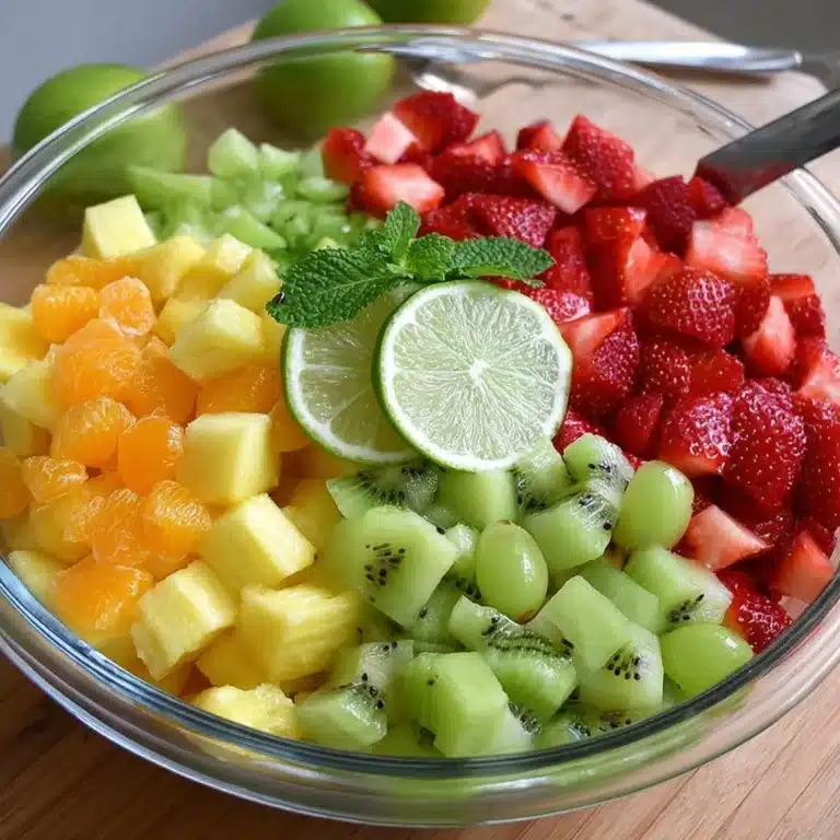 Quick Rainbow Fruit Salad Recipe