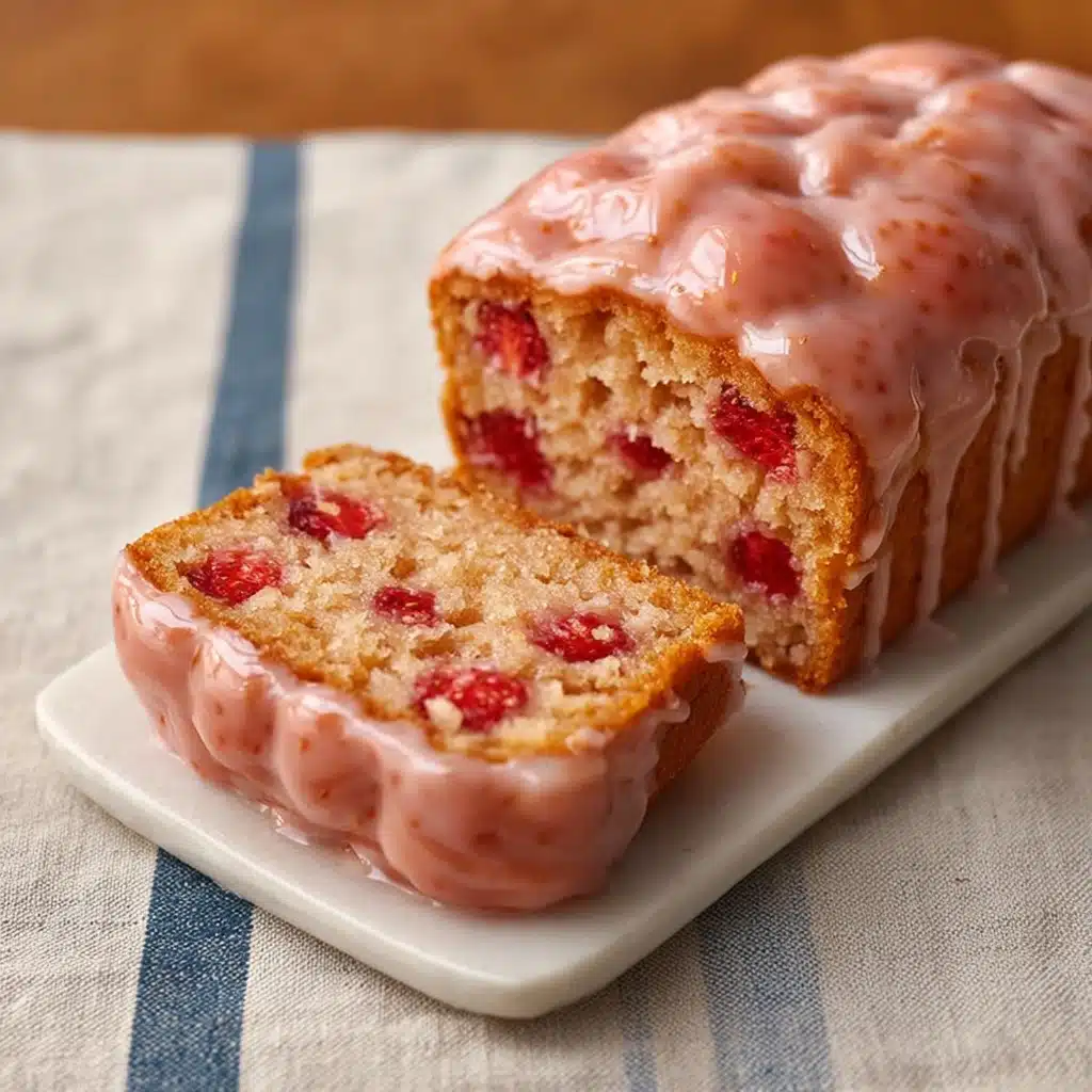 Strawberry Pound Cake with Strawberry Glaze Recipe