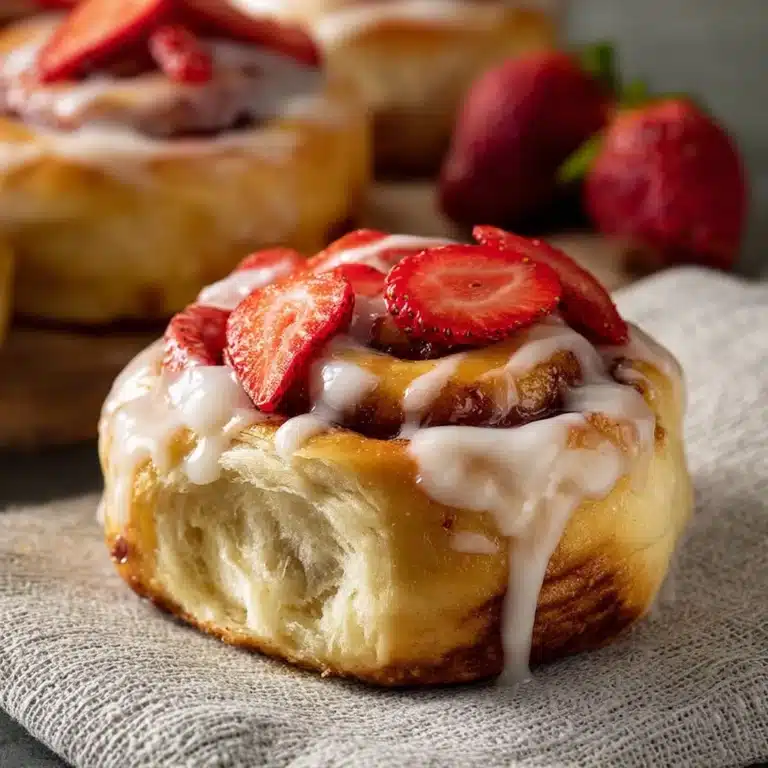 Strawberry Cheesecake Cinnabon Rolls Recipe