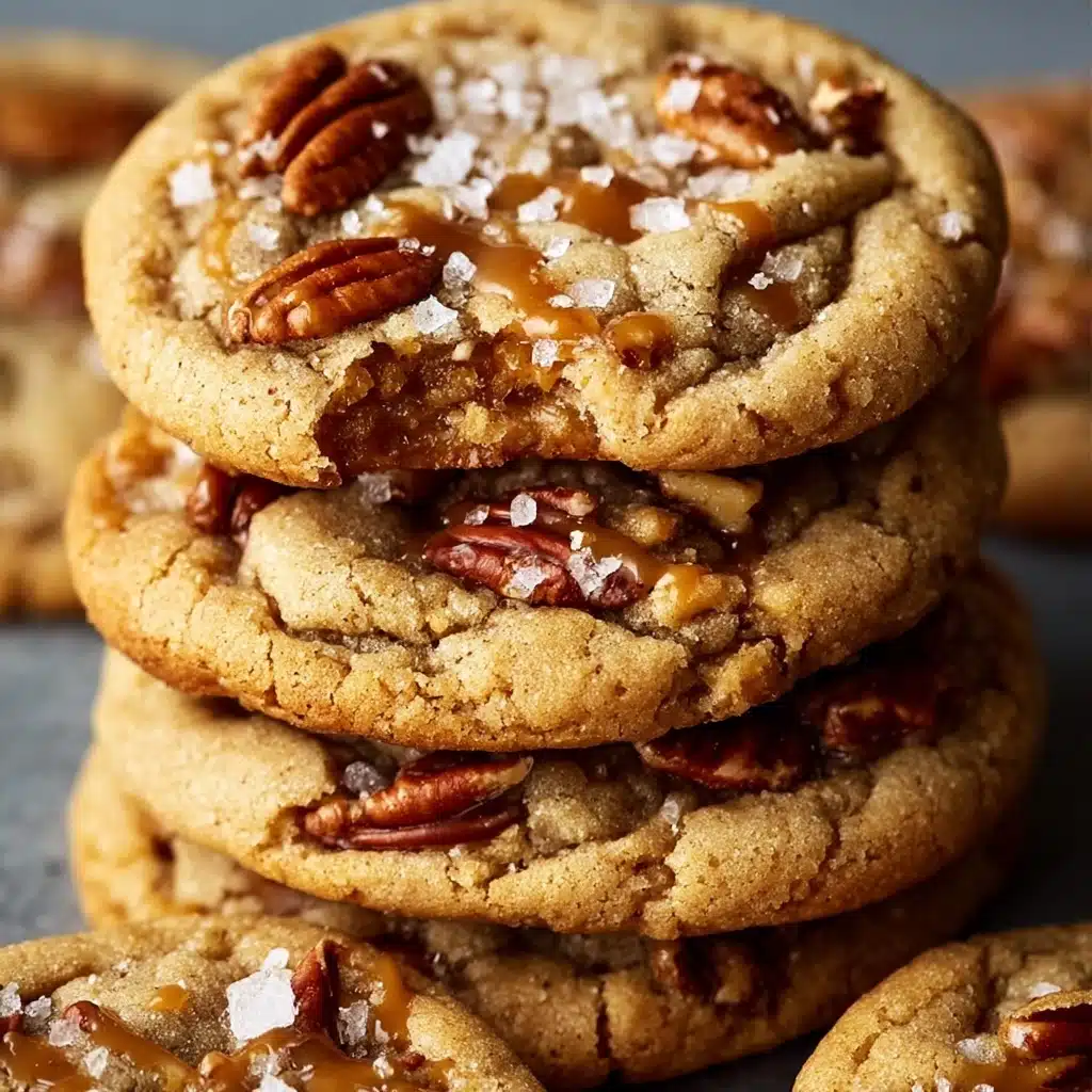 Salted Caramel Pecan Cookies Recipe