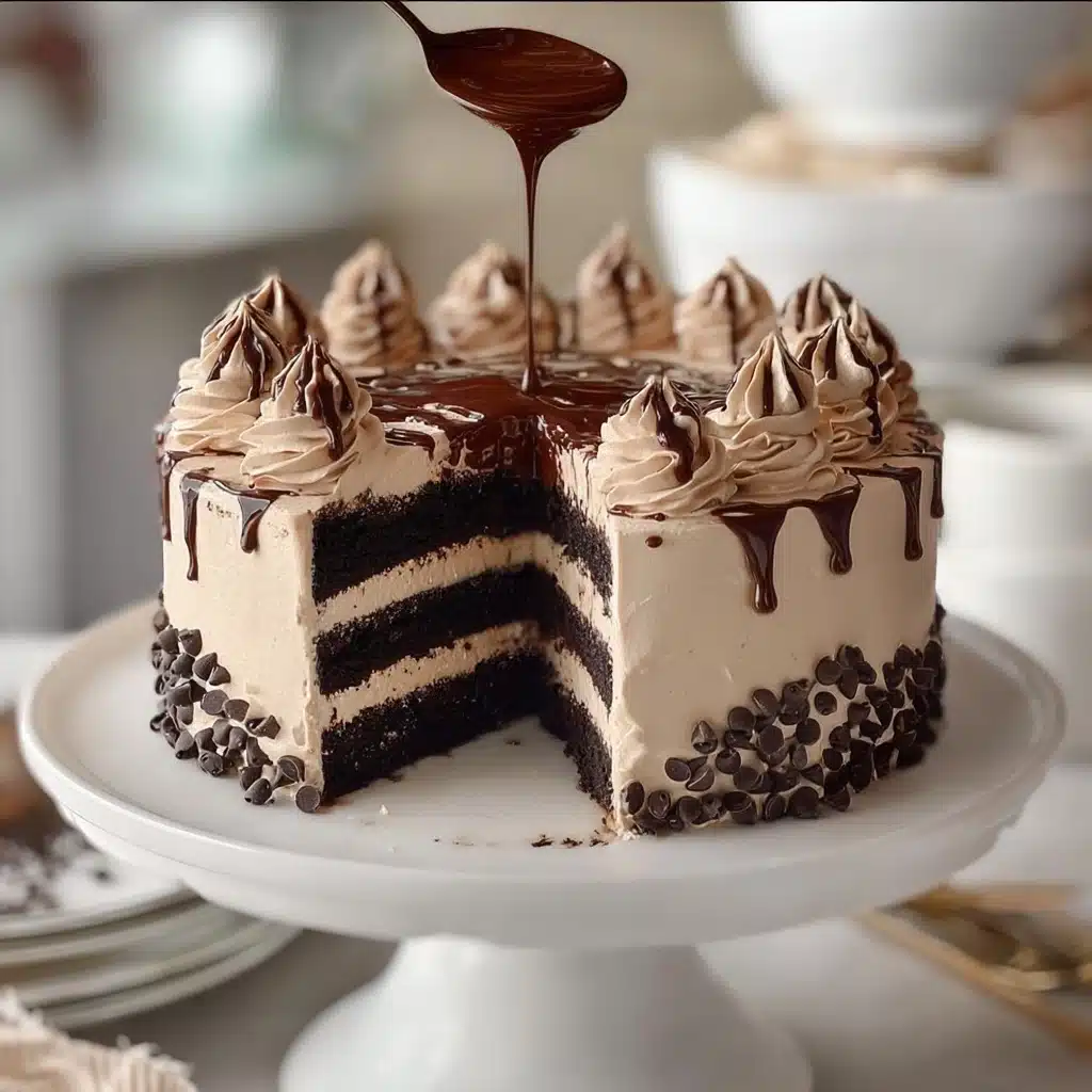 Chocolate Fudge Cake with Vanilla Buttercream** Recipe