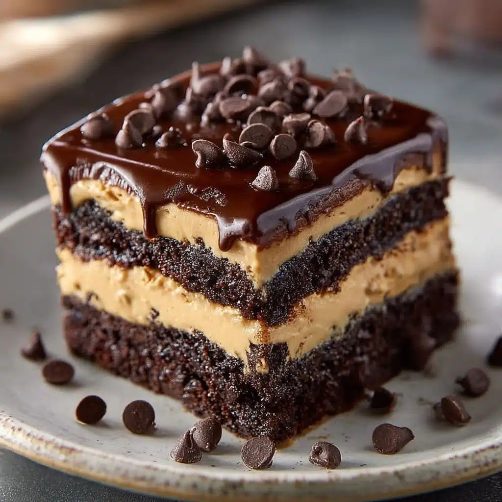 Chocolate Peanut Butter Cake** Recipe