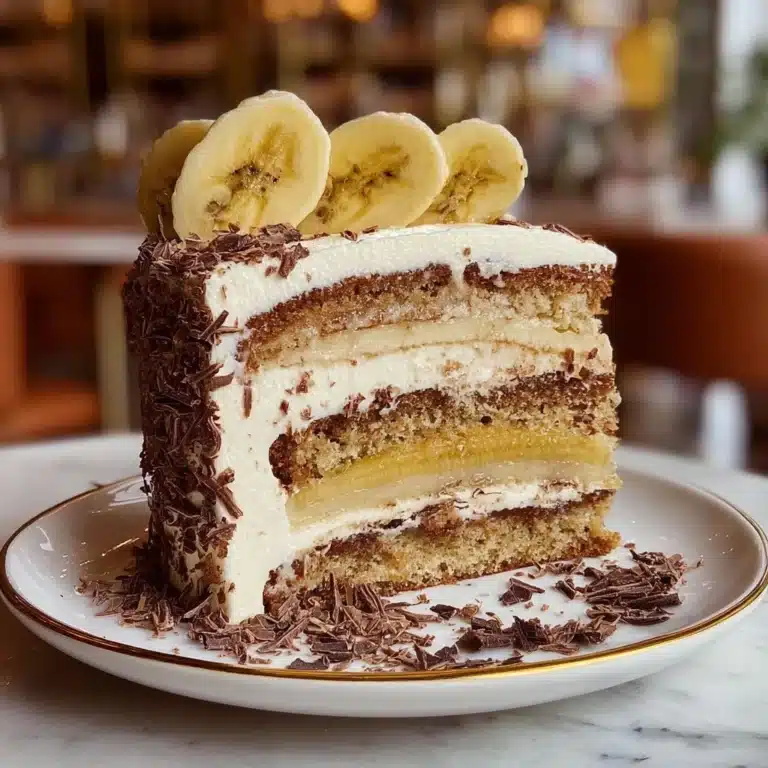 Banana Pecan Cake with Caramel Drizzle** Recipe