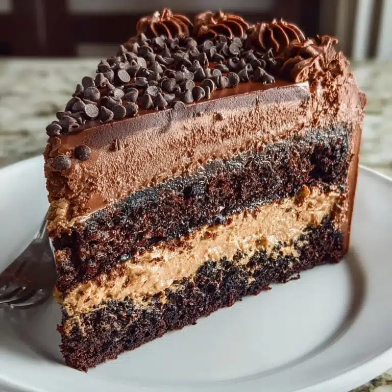 Chocolate Peanut Butter Fudge Cake** Recipe