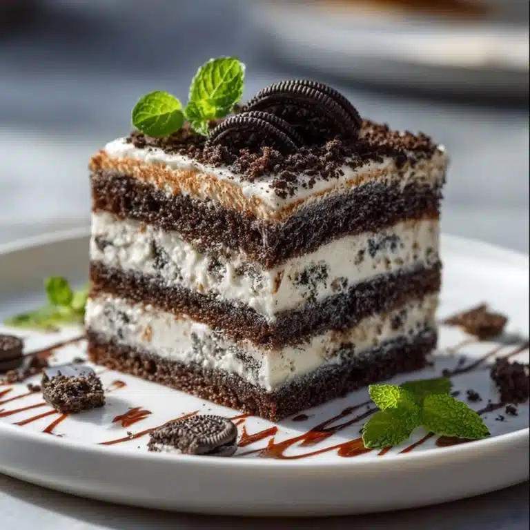 dwich Cake Drizzled with Chocolate Fudge Recipe