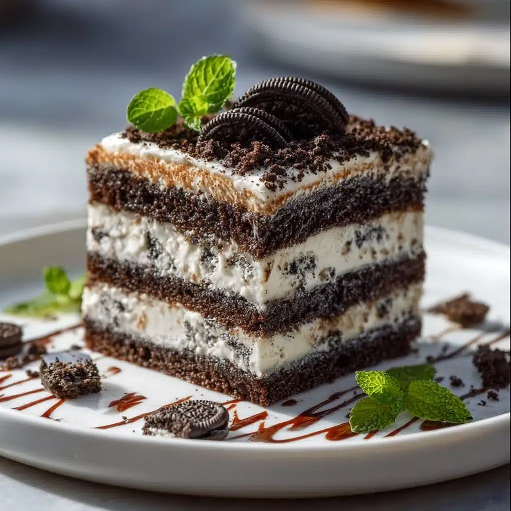 dwich Cake Drizzled with Chocolate Fudge Recipe