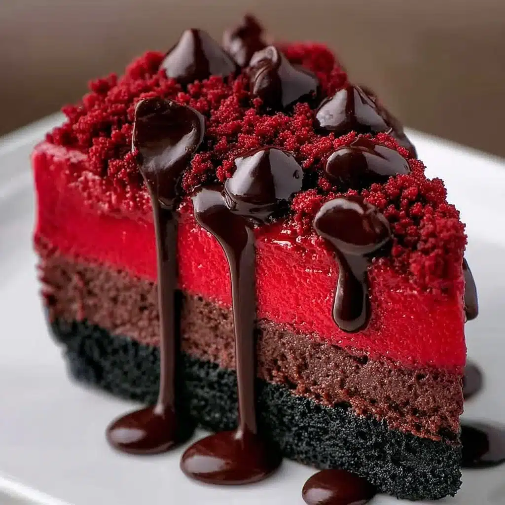 Red Velvet Cookie Dough Cheesecake Recipe