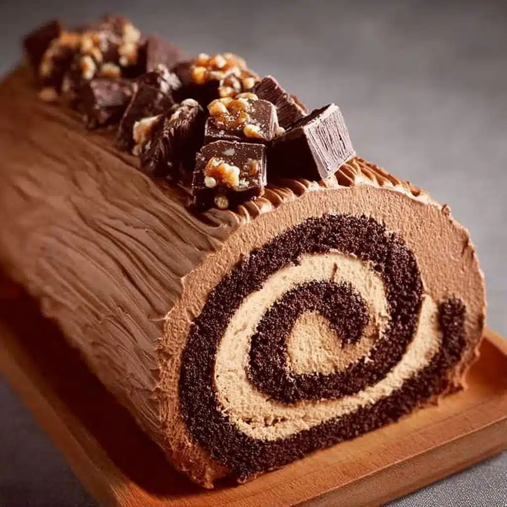 Chocolate Swiss Roll Cake Recipe - Recipe Image