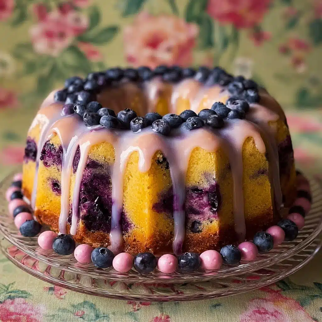 Lemon Blueberry Pound Cake Recipe