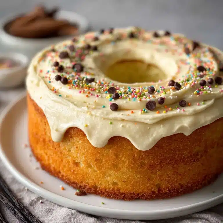 Vanilla Bean Cardamom Cake Recipe