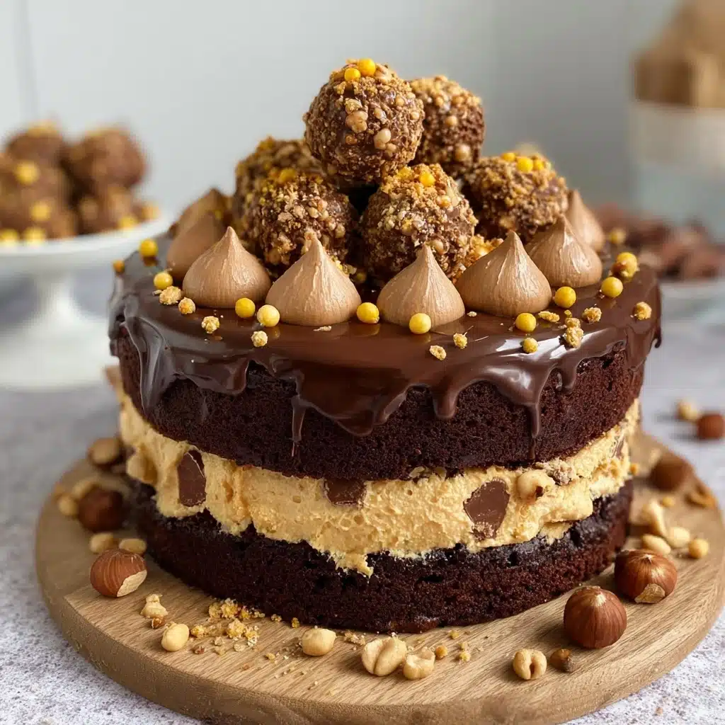 Ferrero Rocher Cake Recipe - Recipe Image