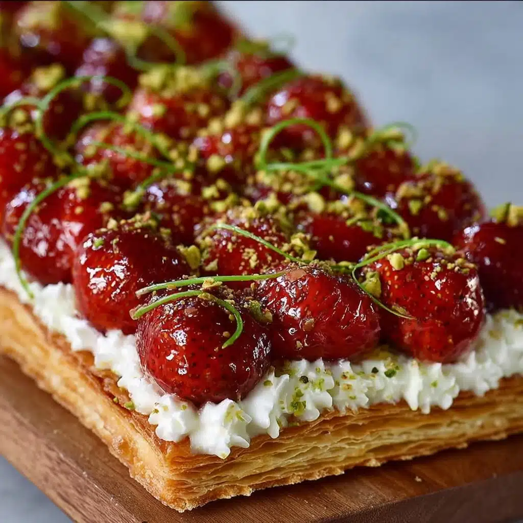 Balsamic Strawberry & Feta Puff Tart Recipe