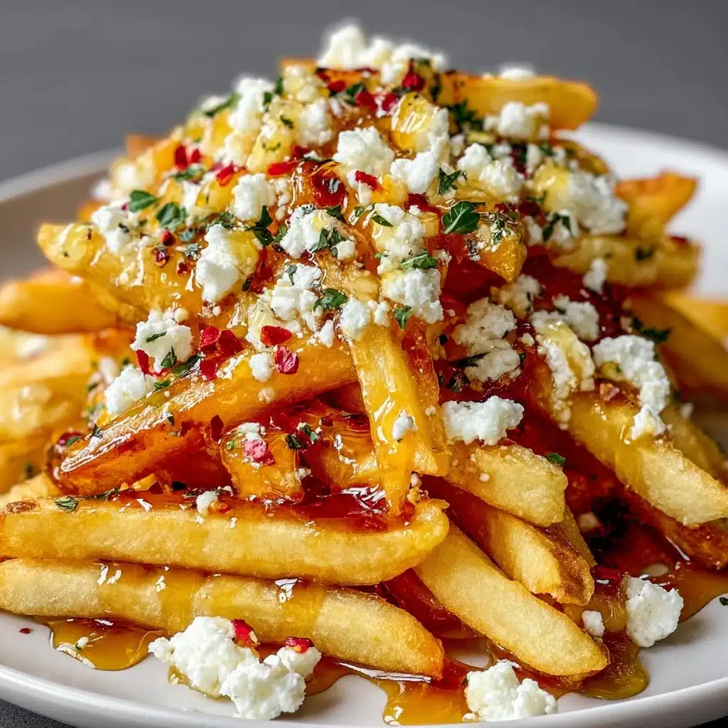 Swicy Hot Honey Feta Fries Recipe - Recipe Image