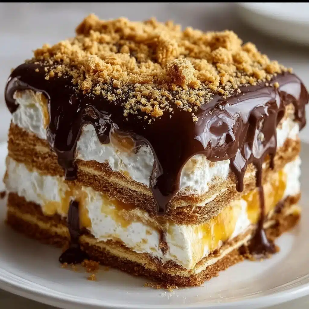 No-Bake Creamy Éclair Indulgence Recipe - Recipe Image