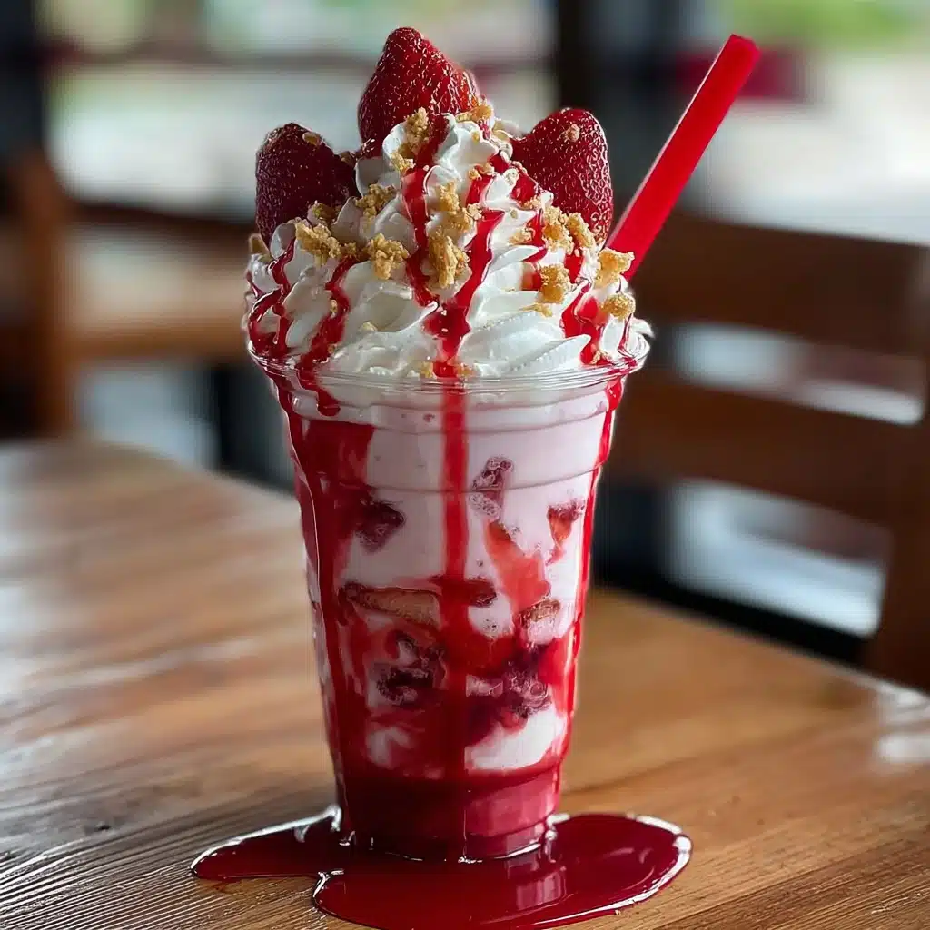 Strawberry Cheesecake Milkshake Recipe