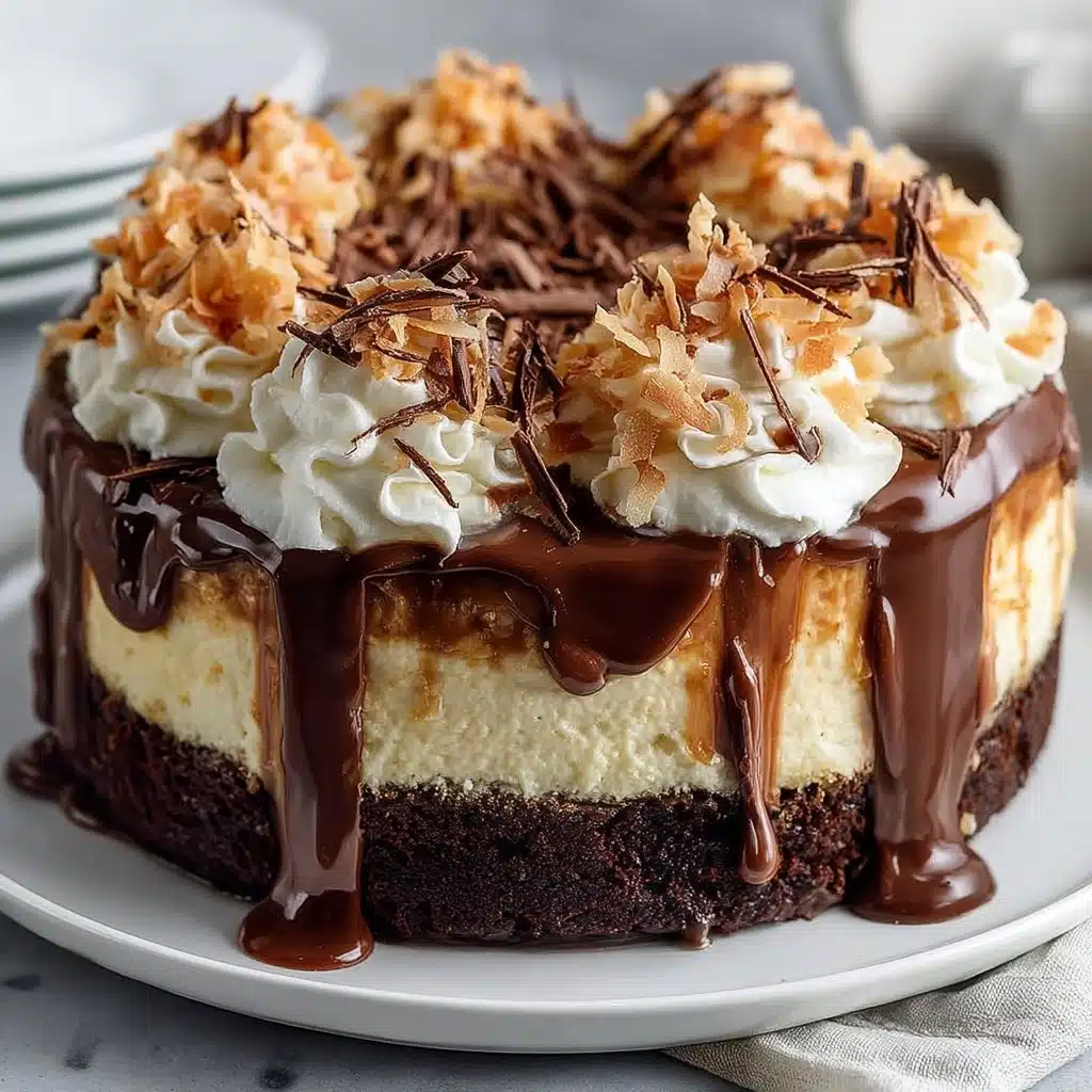 German Chocolate Cheesecake Recipe - Recipe Image