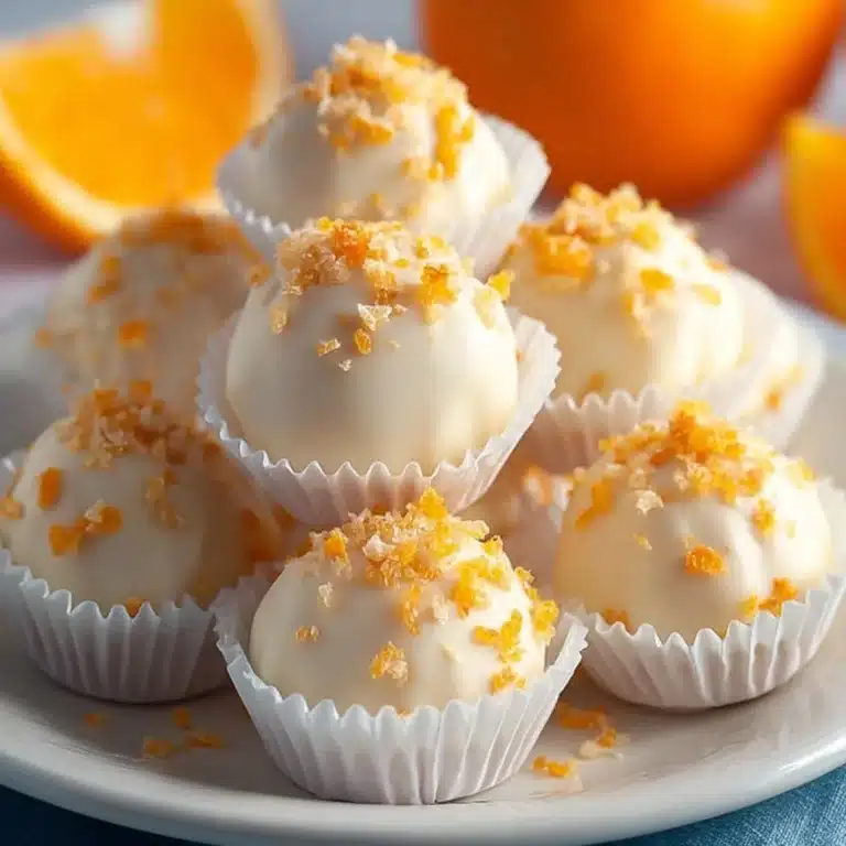 No-Bake Orange Creamsicle Truffles Recipe