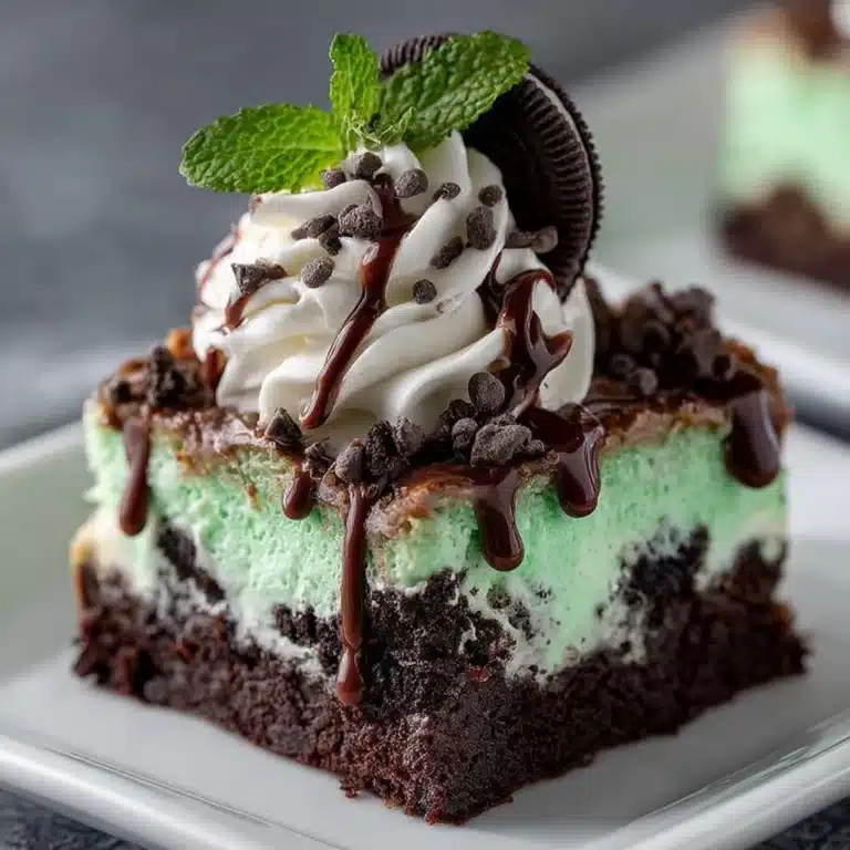 Refreshing Mint Chocolate Chip Oreo Bars Recipe