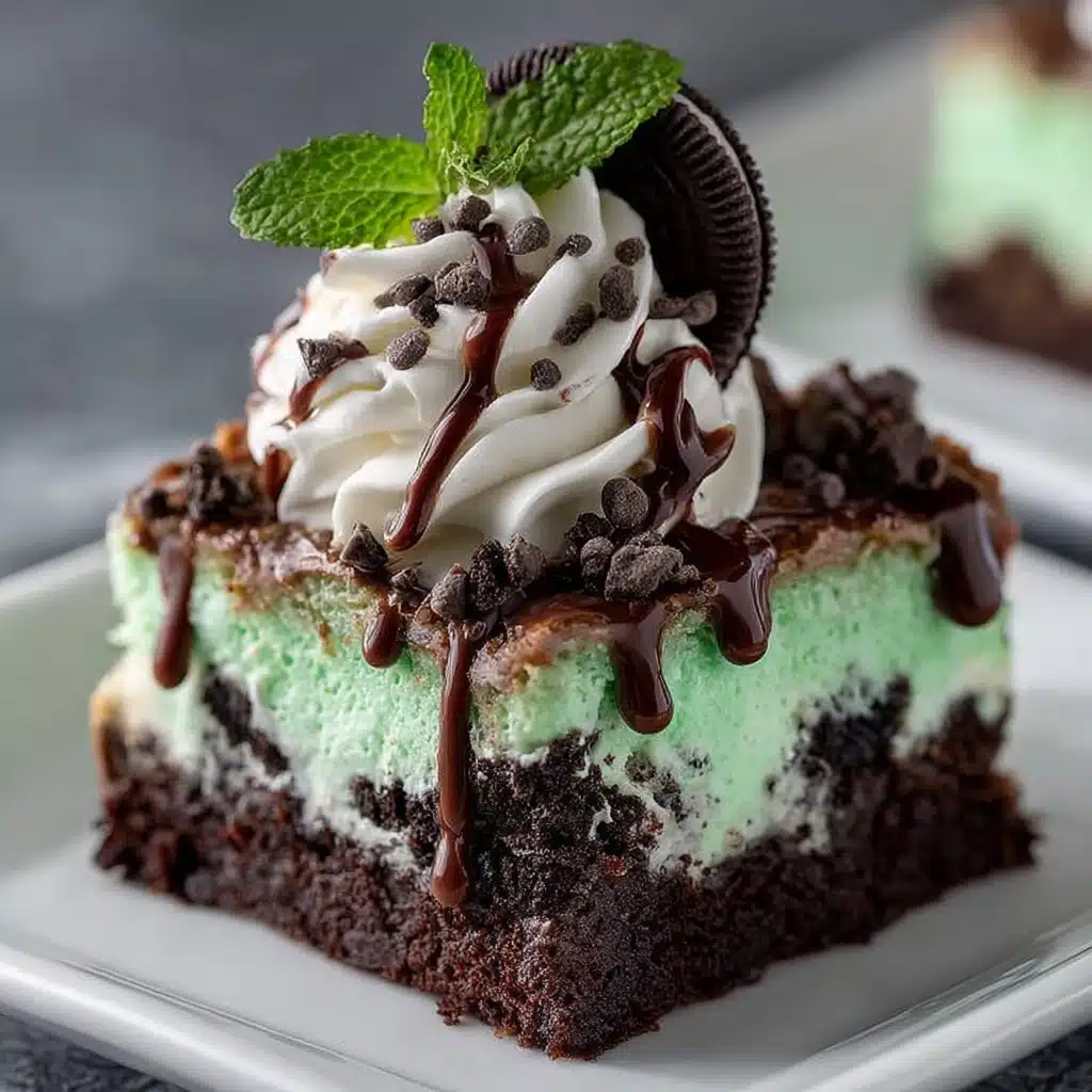 Refreshing Mint Chocolate Chip Oreo Bars Recipe