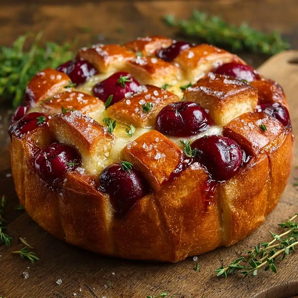 Brie Cranberry Pull-Apart Bread Recipe - Recipe Image