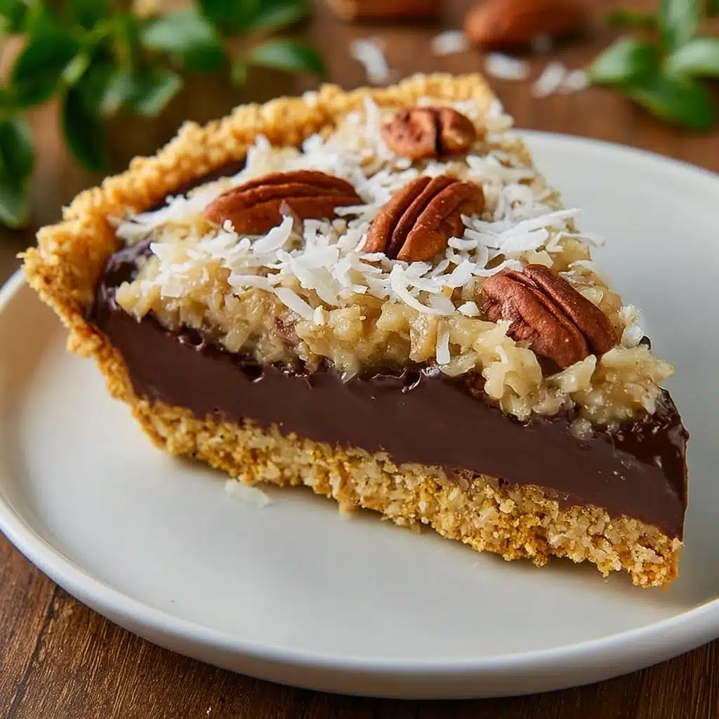No-Bake German Chocolate Pie Recipe - Recipe Image