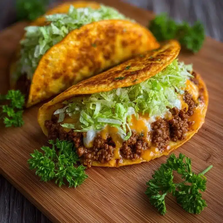 Homemade Cheesy Gordita Crunch Recipe