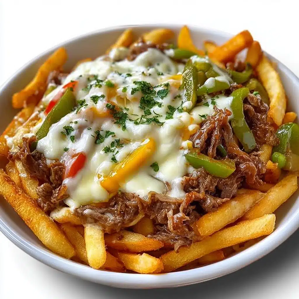 Philly Steak Cheese Fries Recipe - Recipe Image