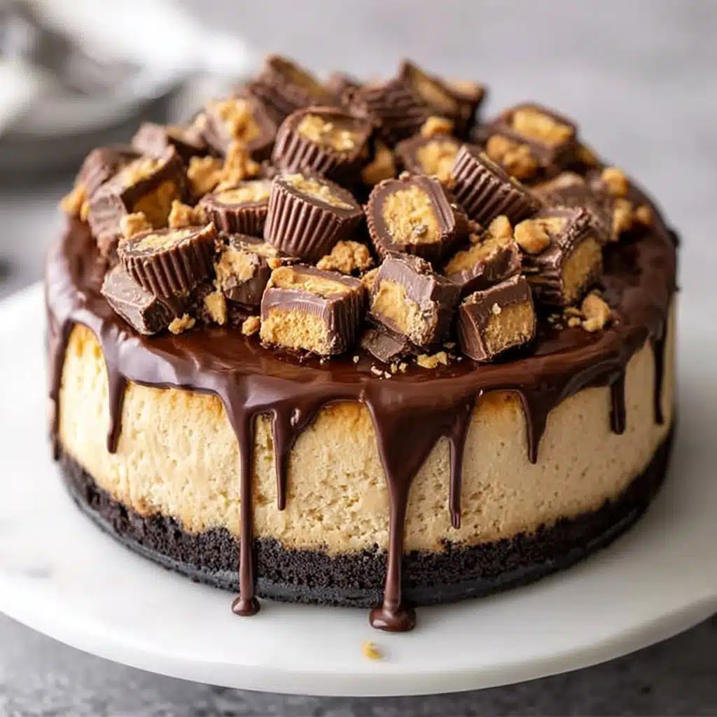 No-Bake Reese’s Peanut Butter Cup Cheesecake Recipe